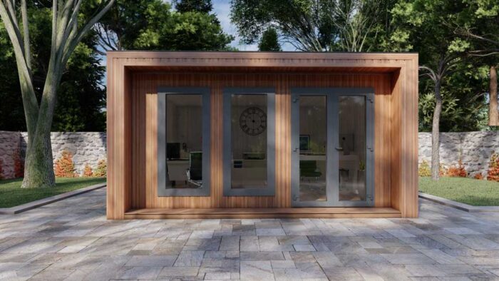 loghouse-eco-garden-room 5x3 face on